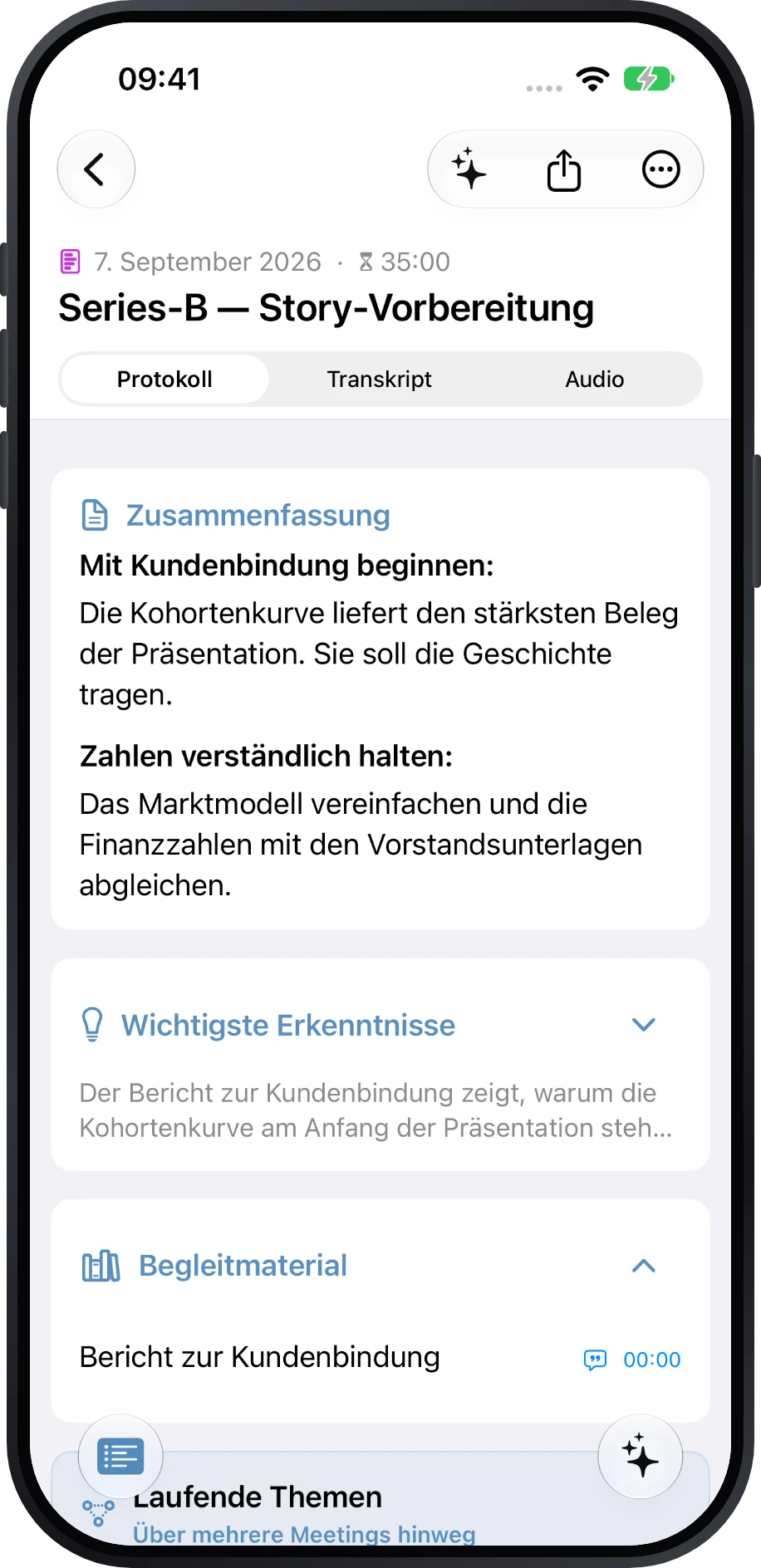 Zur Quelle zurück.