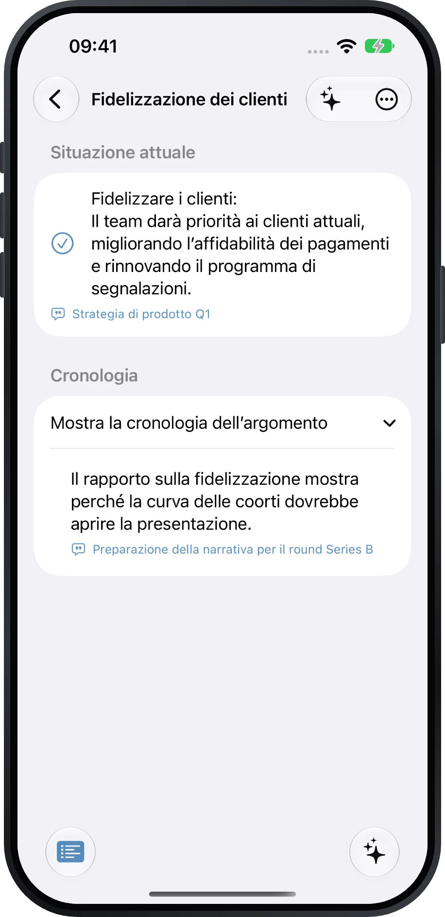 Argomenti in corso